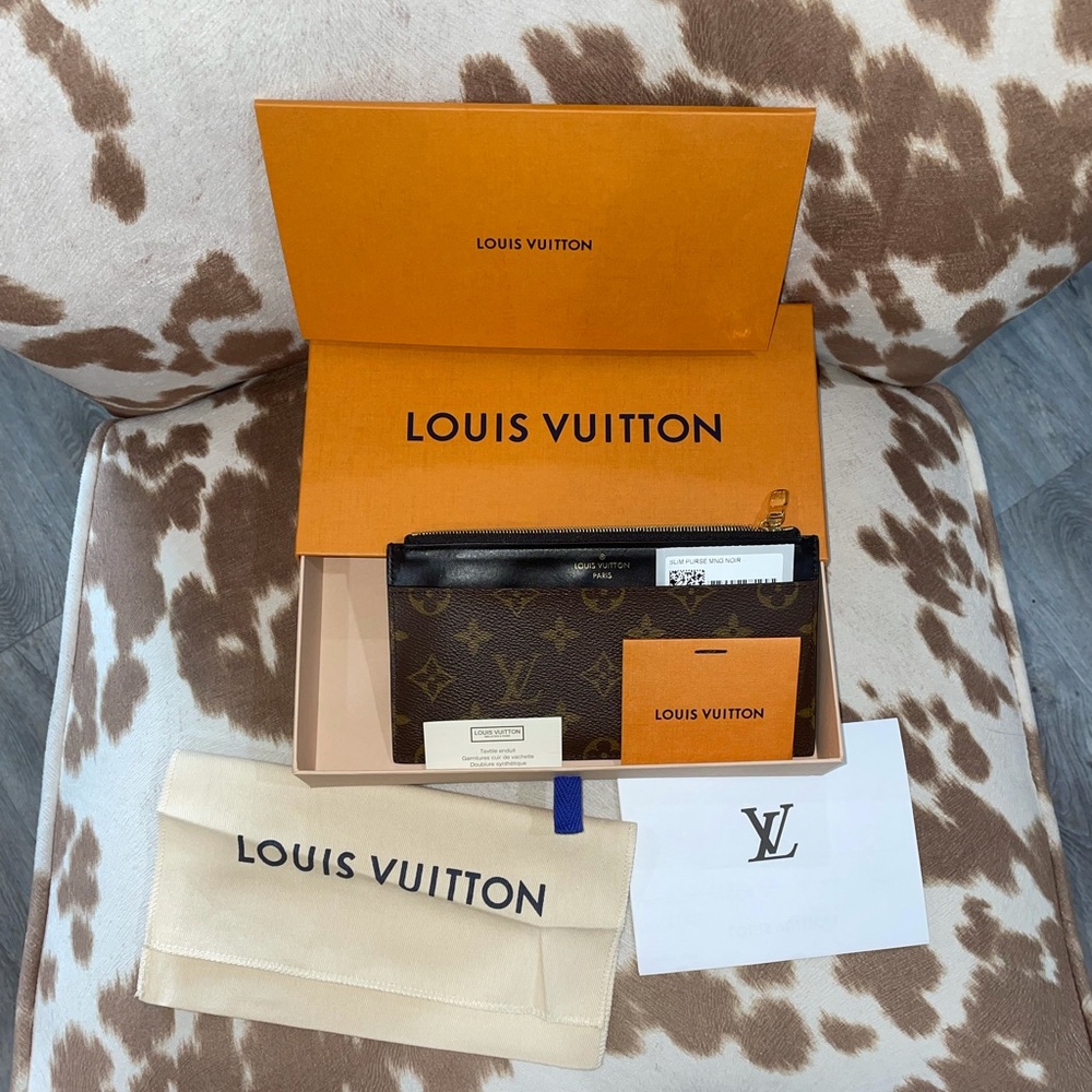 Louis Vuitton Monogram Slim Purse Wallet